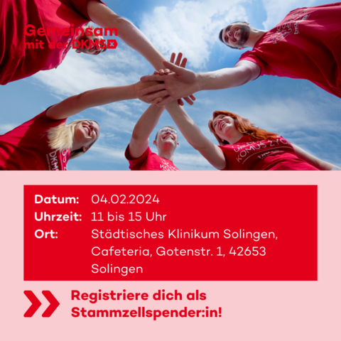 DKMS-Aktion im Klinikum Solingen